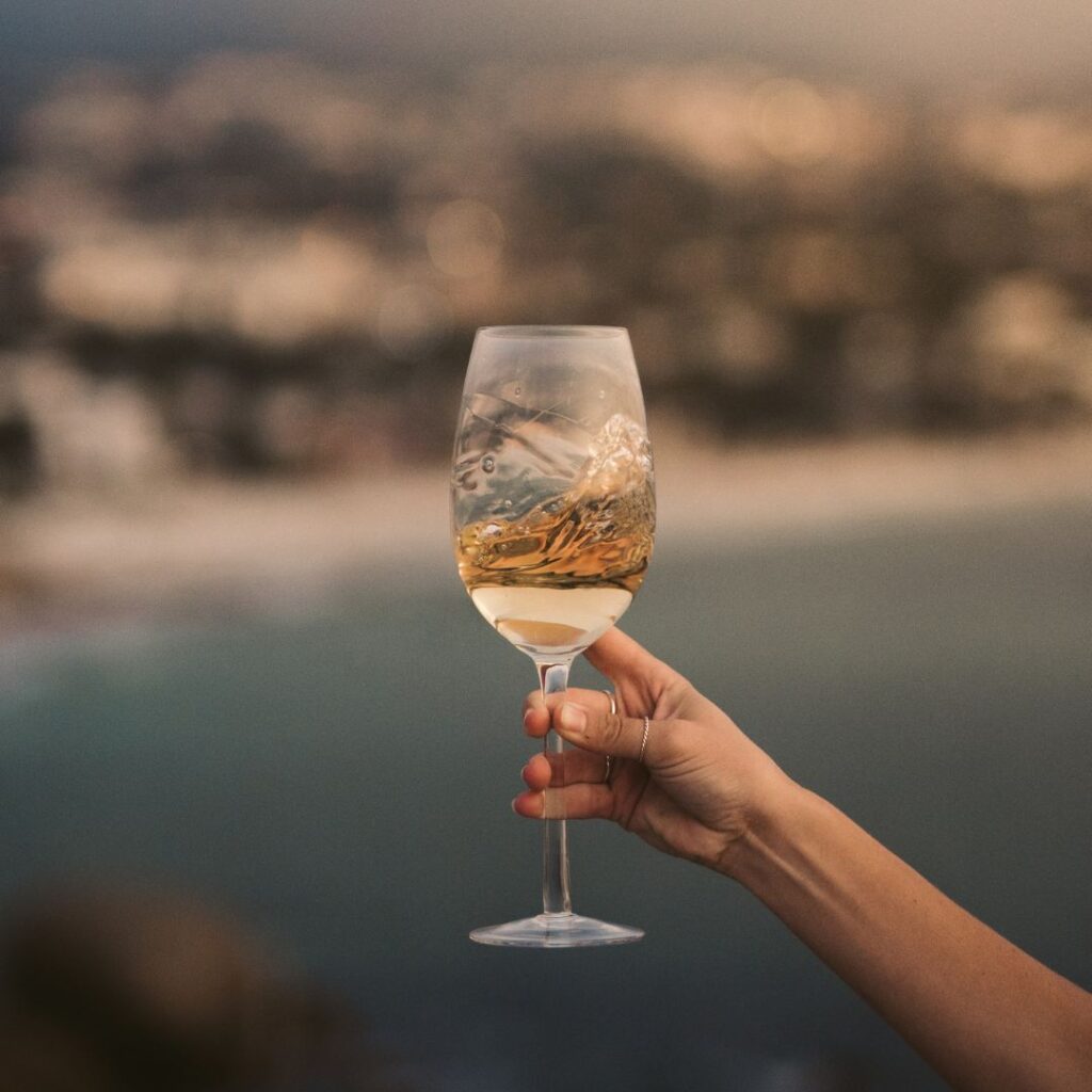 Weißwein Katalanische kulinarische Spezialitäten Sainte-Marie-la-Mer Camping de la Plage